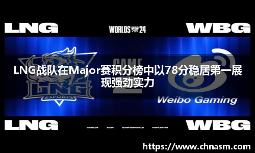 LNG战队在Major赛积分榜中以78分稳居第一展现强劲实力
